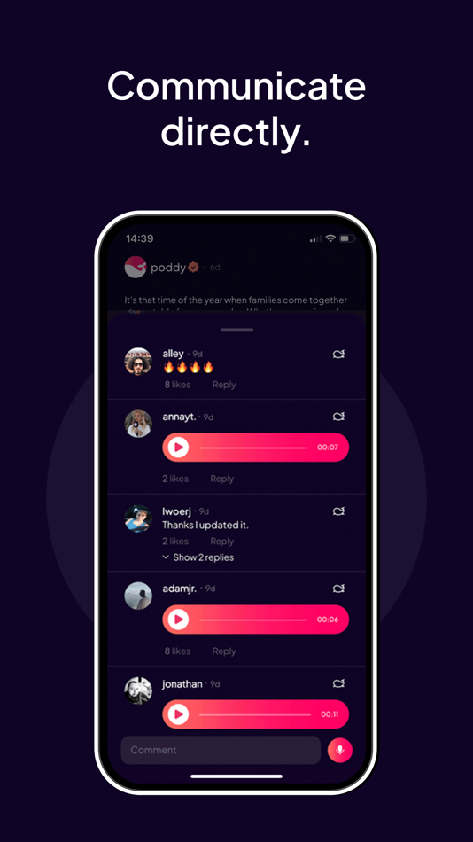 #9. Poddy - Record, listen, share (iOS) Av: Podear Limited