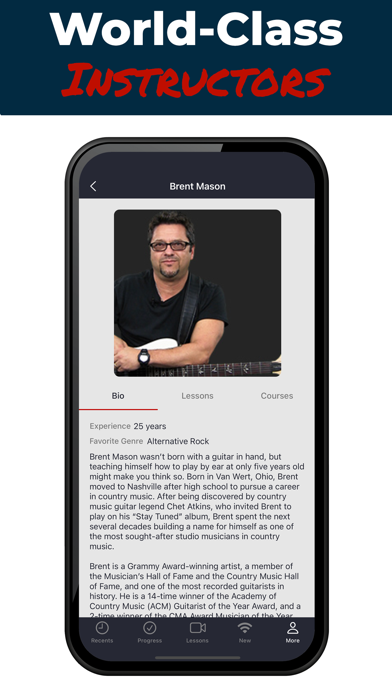 Guitar Lessons by JamPlay Screenshot