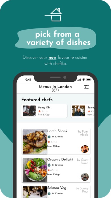 Chefiko - Foodie: Book a Chef Screenshot