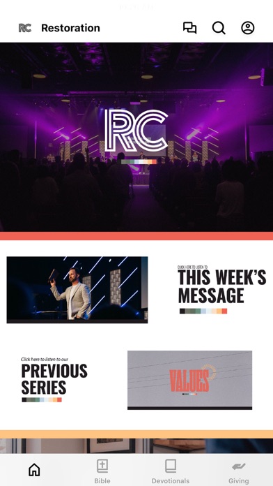 Restoration Church Frisco Screenshot