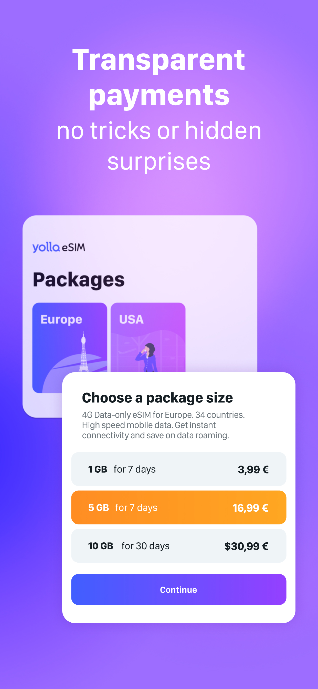 Yolla eSIM: Mobile Internet
