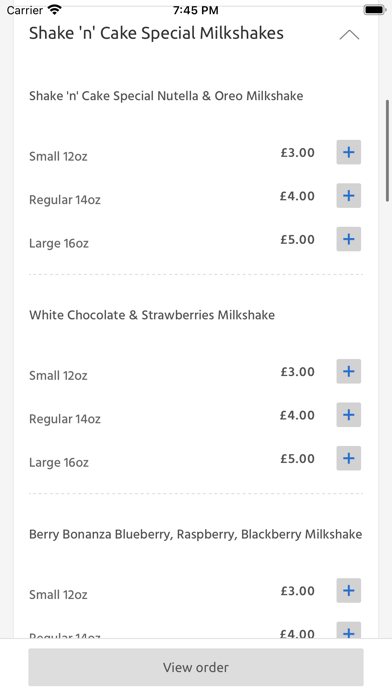 Shake 'N' Cake, Sheffield Screenshot