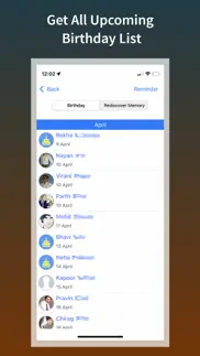 birthday reminder daily no ad iphone screenshot 3