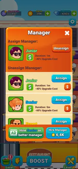 Game screenshot Food Restaurant Tycoon hack