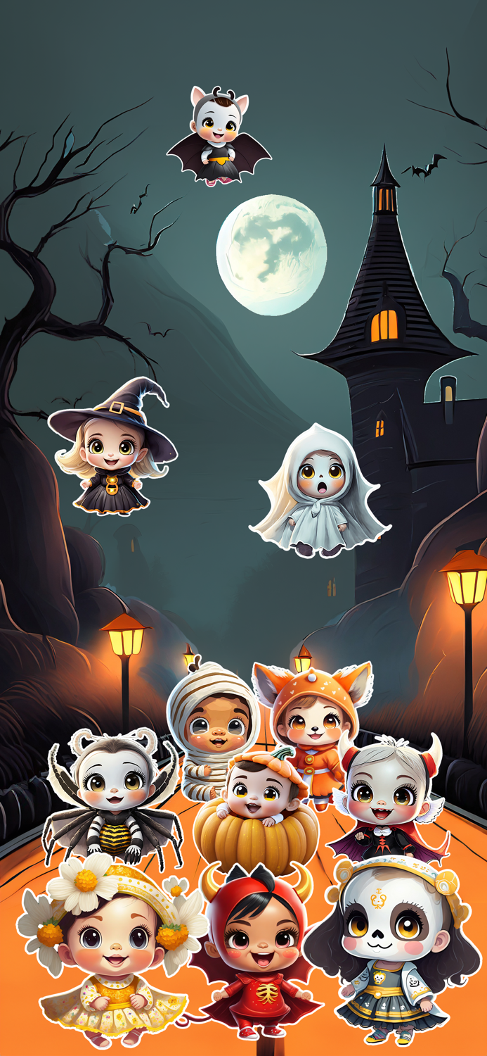 Halloween Kids Stickers