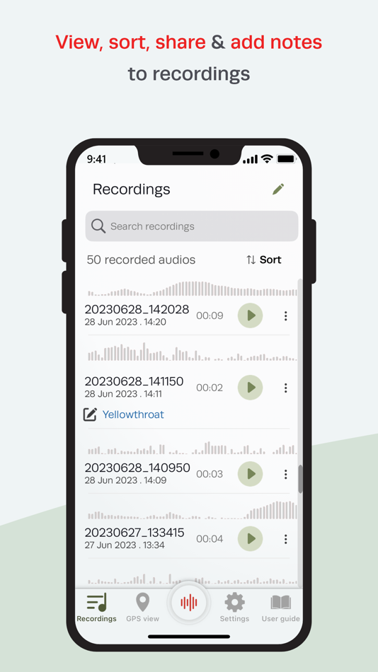 #3. Song Meter Touch (iOS) 由: Wildlife Acoustics