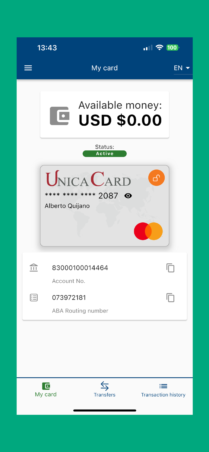 The Alterna Sin Fronteras Card