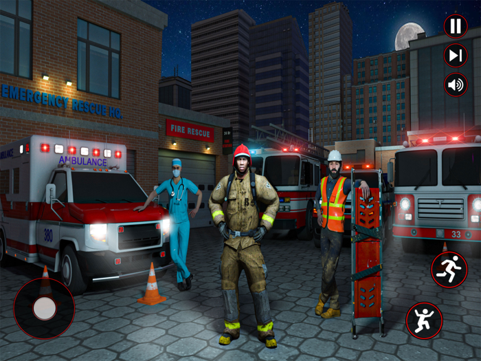 Fire Fighter Rescue Truck 911