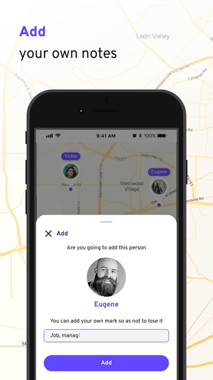 On Map:Locate your friends GPS