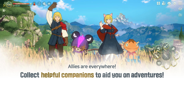 Captura de pantalla de Ni no Kuni: Cross Worlds