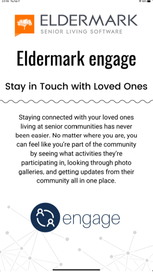 #1. Eldermark engage (iOS) Tekijänä: Eldermark