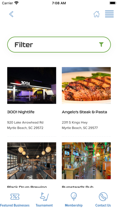 Myrtle Beach Golf Passport Screenshot
