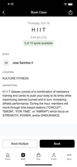 Game screenshot KULTURE FITNESS hack