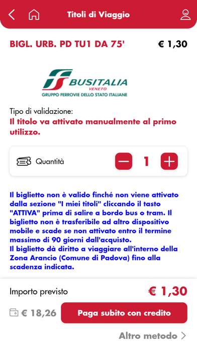 Busitalia Veneto Screenshot