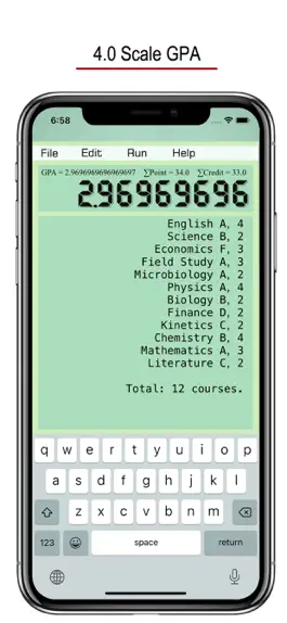 Game screenshot GPA Калькулятор apk