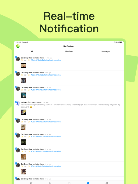 Maser for Mastodon iPad screenshot 6 - Social Networking app
