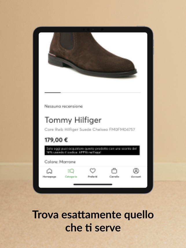 escarpe.it shop scarpe online su App Store