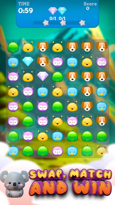 Kido : Animals Saga Match 3 Screenshot