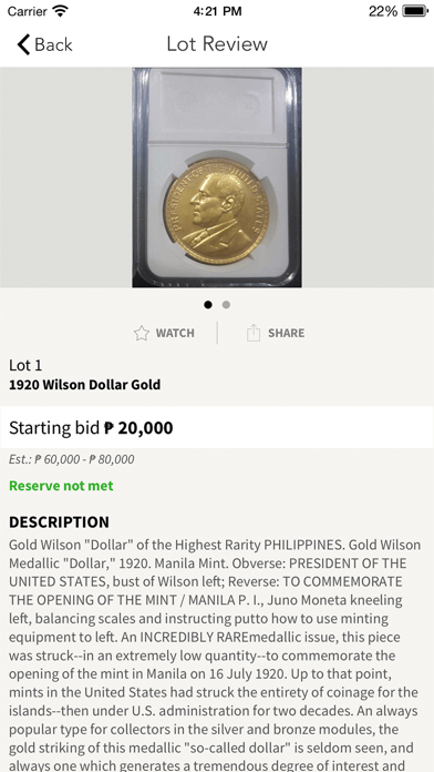 Moreton Auctions Screenshot
