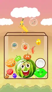 watermelon game: fruits merge iphone screenshot 2