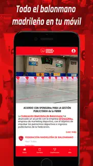 federación madrileña balonmano iphone screenshot 1