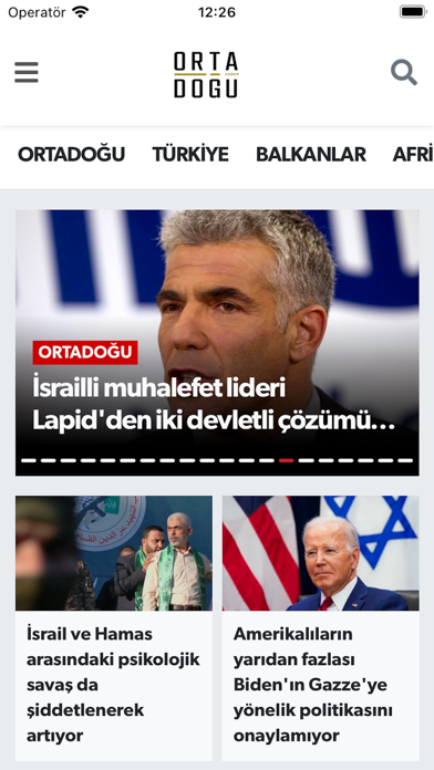 Orta Doğu Haber Screenshot