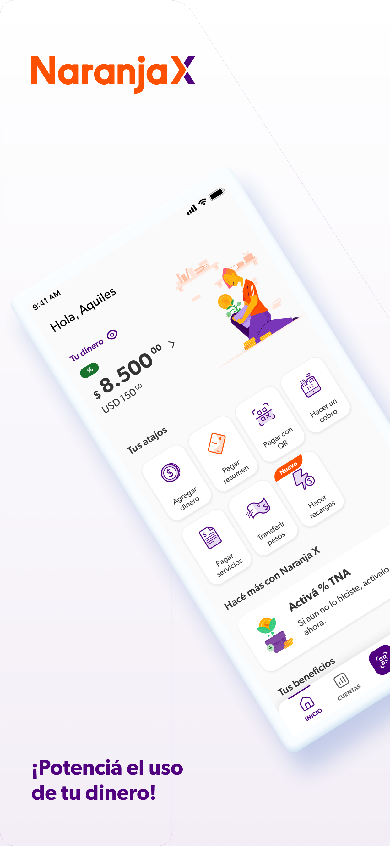 Naranja X: Billetera Virtual