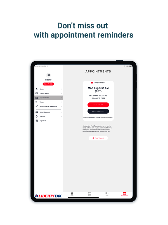 Liberty Tax iPad screenshot 5 - Finance app