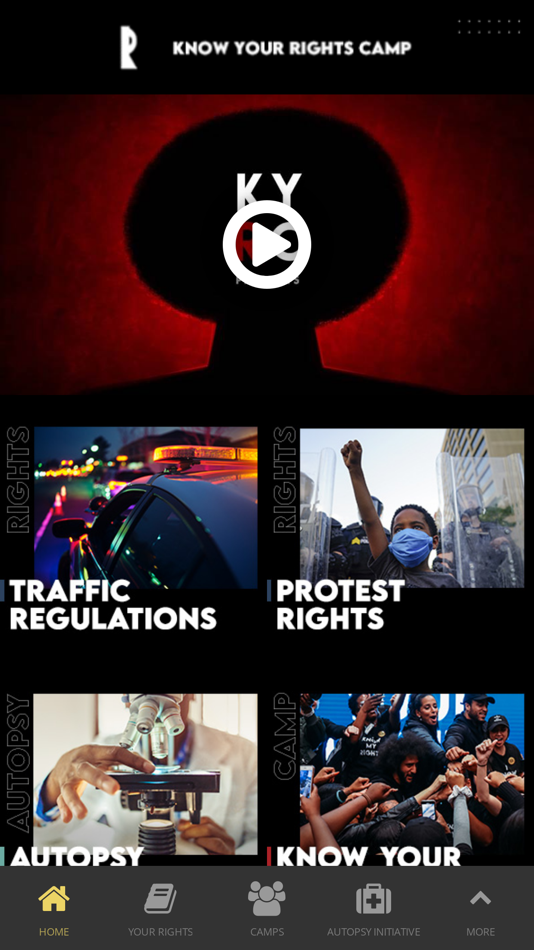 #1. Know Your Rights Camp (iOS) Podle: The Entertainment Industry Foundation
