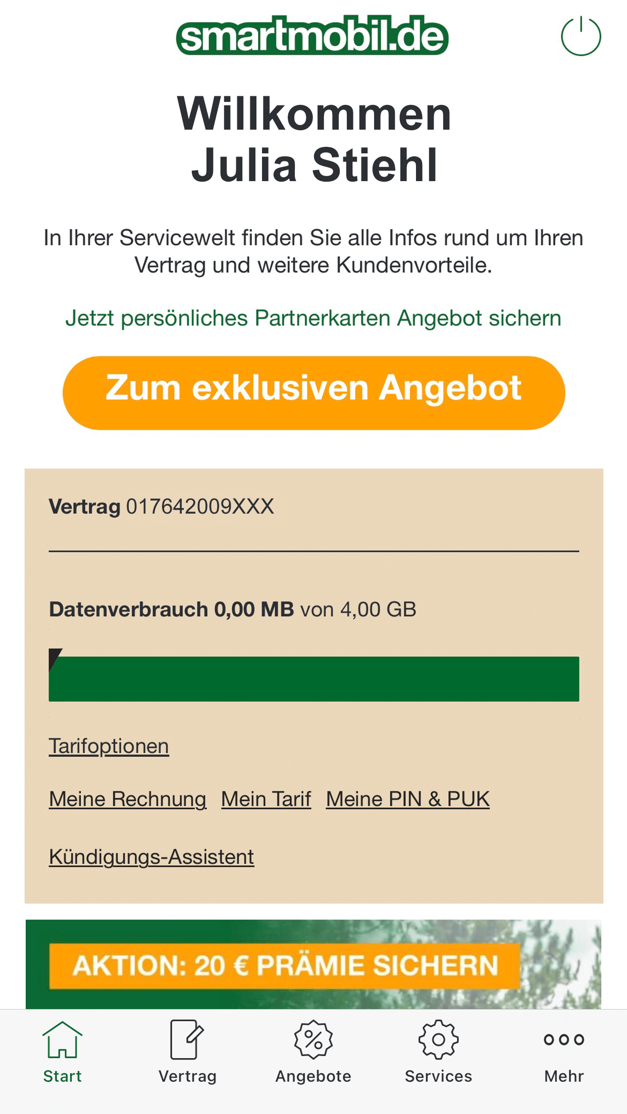 smartmobil.de Servicewelt