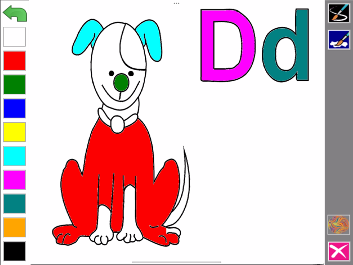 Sensory Alphabet Paint