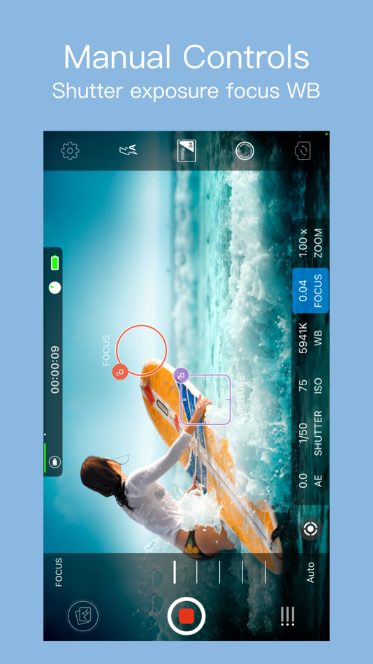 #1. RCam - Manual Camera & RAW (iOS) By: 桐明 陈