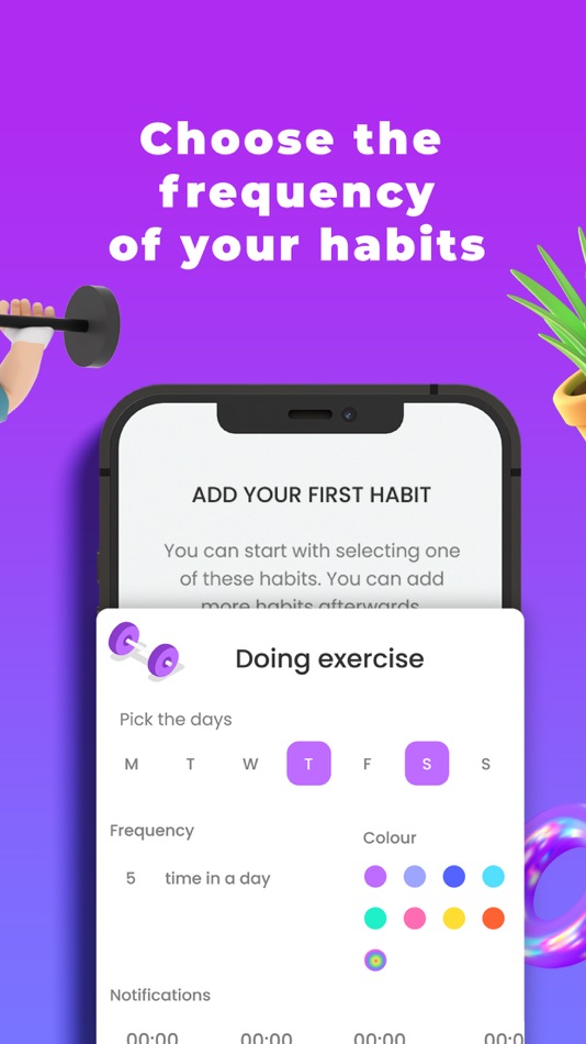 #4. Goal Setting-Self Care Routine (iOS) Podle: Perdus Labs