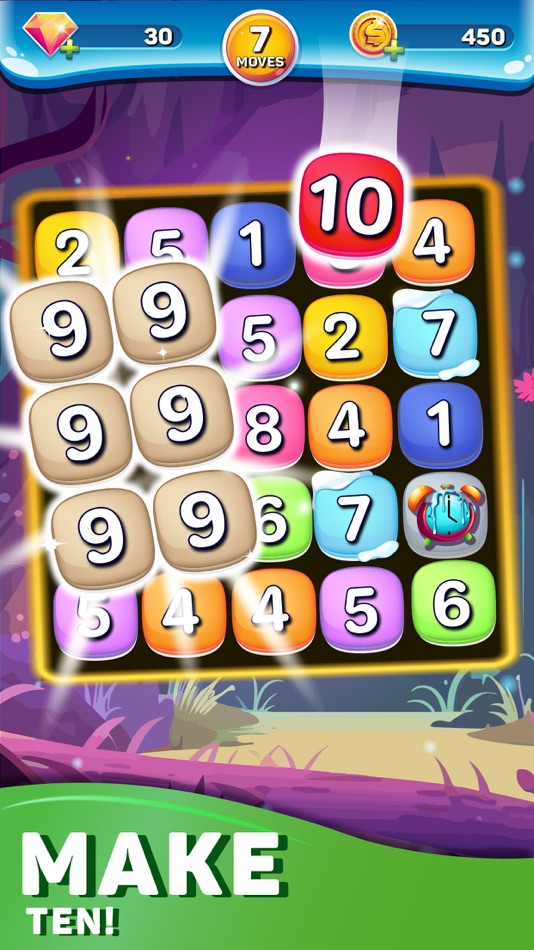 #3. Try to ten - Matching Puzzle (iOS) 由: Muhammad Haroon Mehmood