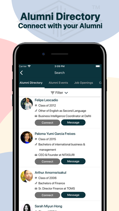 Alumni - Purdue Univ. Screenshot