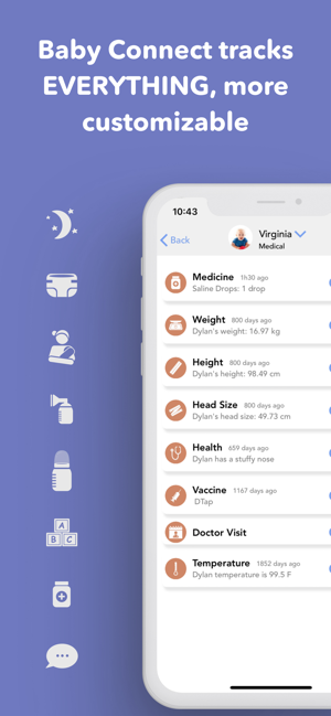 ‎Baby Connect: Newborn Tracker Screenshot