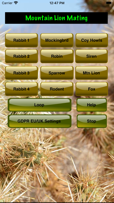 Coyote& Predator Hunting Calls Screenshot