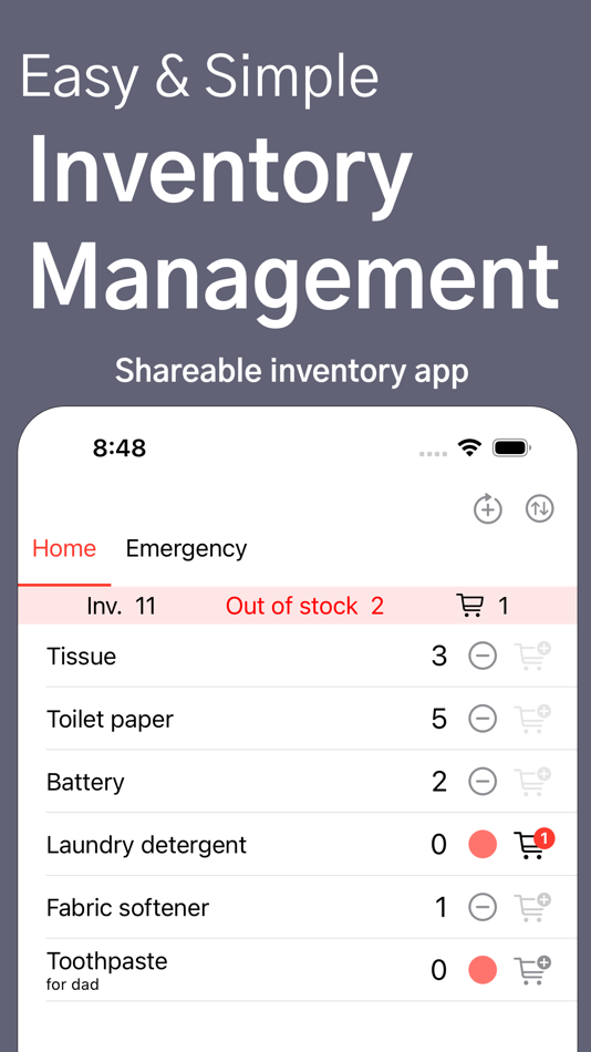 #1. Inventory Note (iOS) 来自: MASATO ANDO