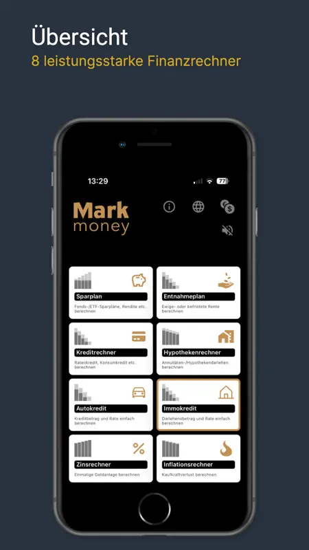 Finanzrechner MarkMoney3 screenshot 1 of 9