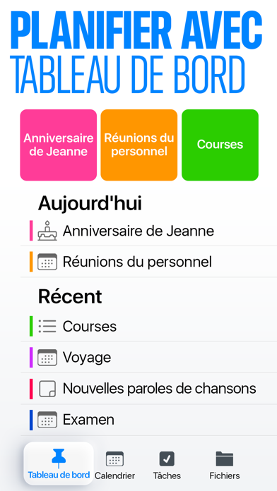 Screenshot #1 pour Planificateur de Calendrier