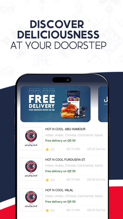 HOT N COOL - Food Delivery Screenshot