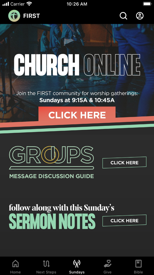 #3. FIRST Champaign (iOS) 由: First Christian Church App