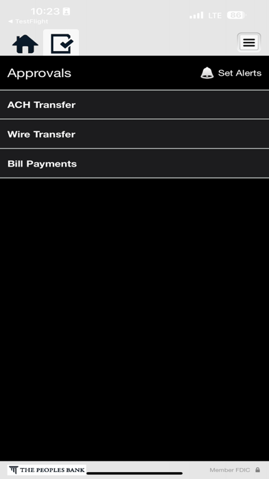 The Peoples Bank SC Biz Screenshot