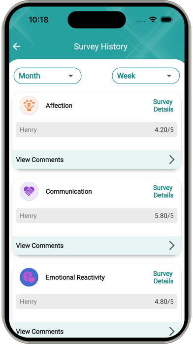Relationships Satisfaction Screenshot