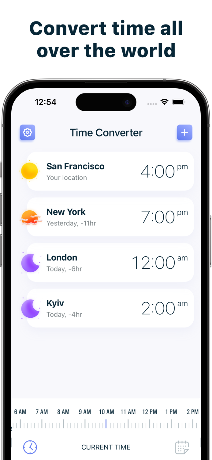 Time Zone Converter and Widget