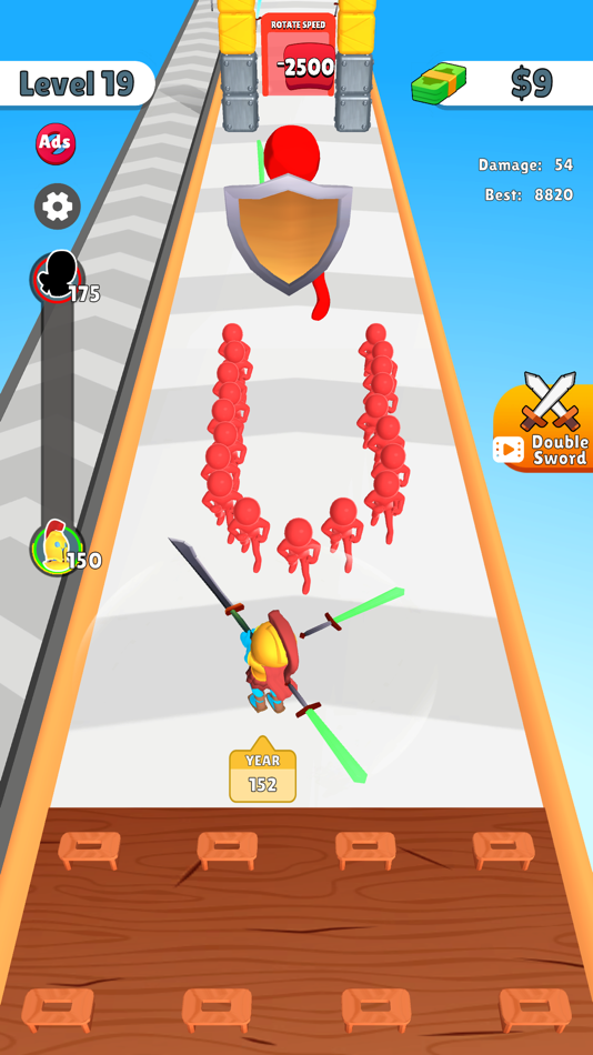 #7. Sword and Spin! (iOS) 由: Rollic Games