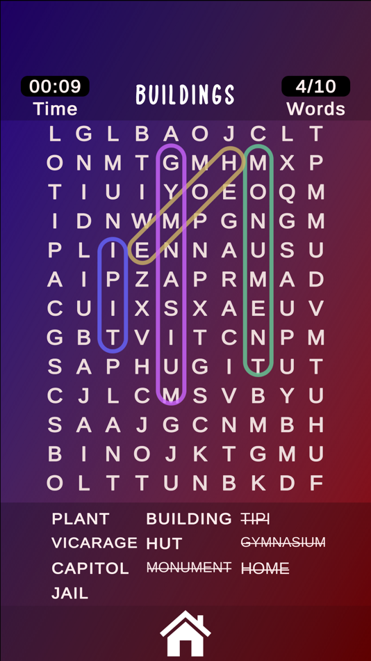 #1. Word Search Daily (iOS) 由: Six Foot Three Foot