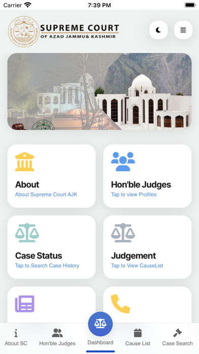 Supreme Court AJK Screenshot