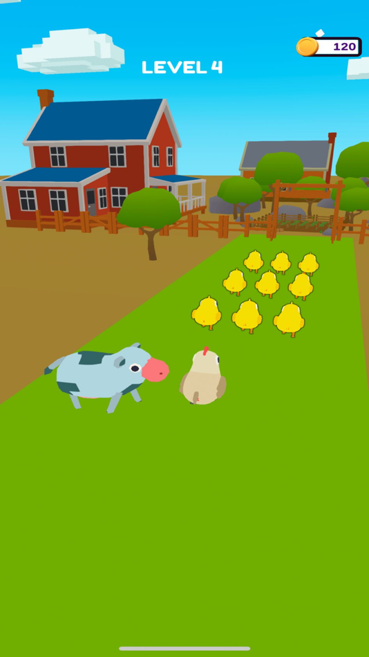 #4. Chicken Crowd Control 3D (iOS) 由: Baris Kaya