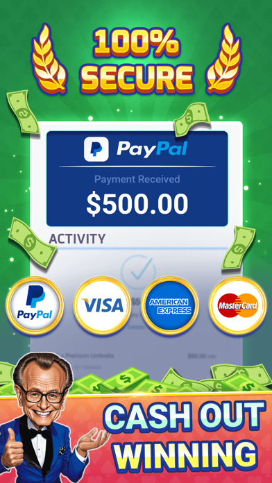 Larry King Solitaire: Win Cash Screenshot